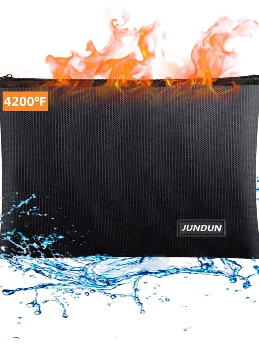 Fireproof Document Bags,14.2”x 10.0”Waterproof Fireproof